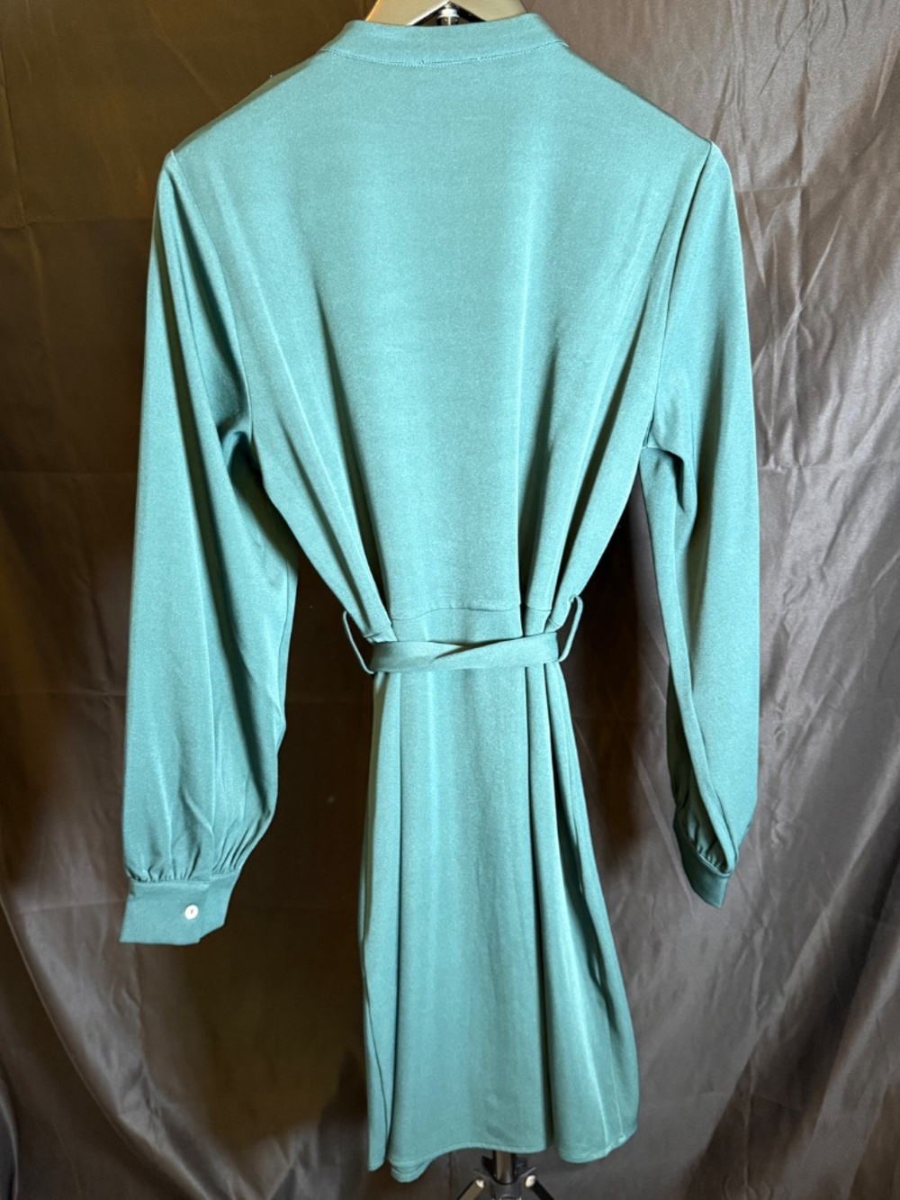 NWT Boutique Brand Molly Bracken Teal Dress BEAUTIFUL (LG) - Picture 8 of 16